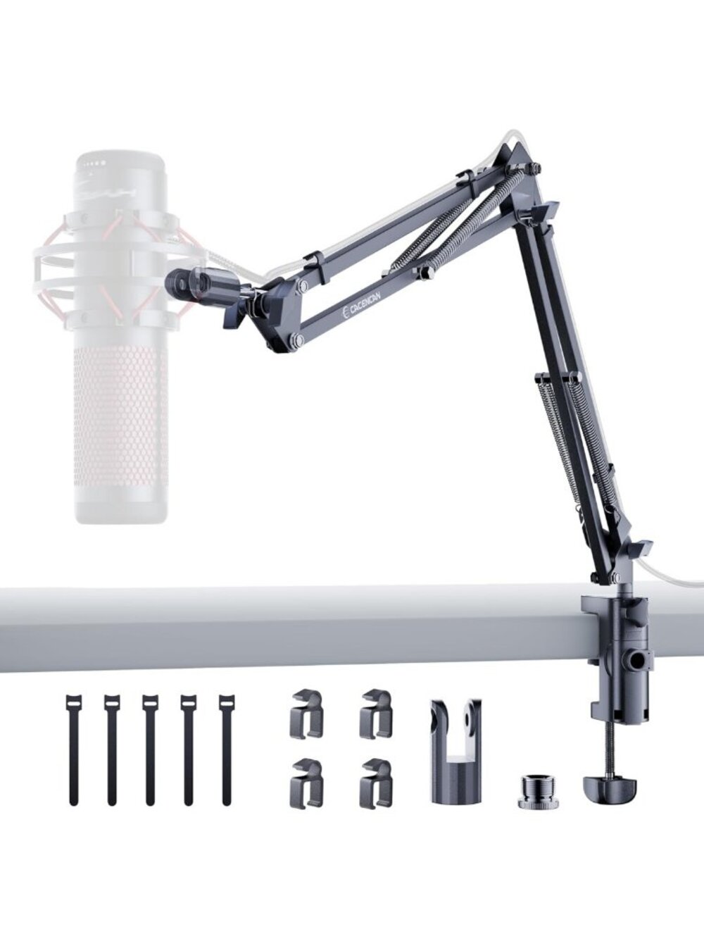 Heavy Duty 360° Adjustable Mic Arm Stand for Gaming, Streaming & Podcasting